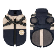 Pet Dog Windproof Chest Back Integrated Cloth